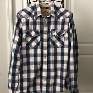 Hollister men’s button down shirt